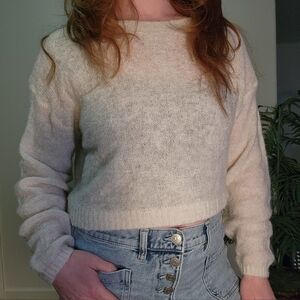 Old Navy Cozy Cream Sweater